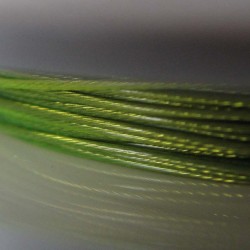 Staaldraad met nylon coating, rol 10 m, kleur groen (peridot, lime)