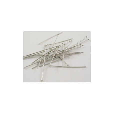 Nietstiften 32 mm zilverplated (200 stuks)