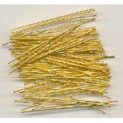 Nietstiften 32 mm goudplated (200 stuks)
